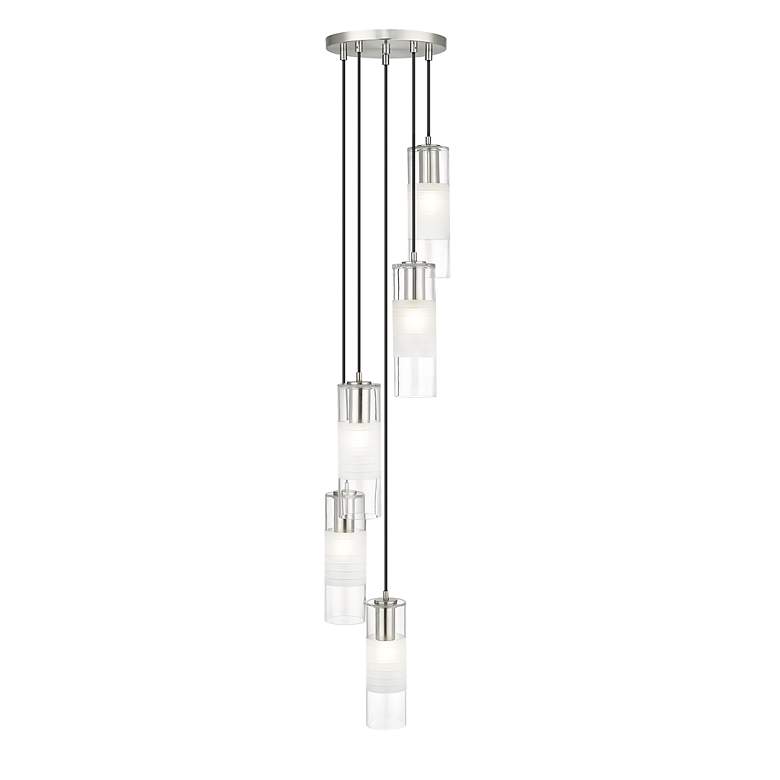 Image 4 Alton by Z-Lite Brushed Nickel 5 Light Chandelier more views