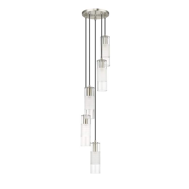 Image 7 Alton by Z-Lite Brushed Nickel 5 Light Chandelier more views
