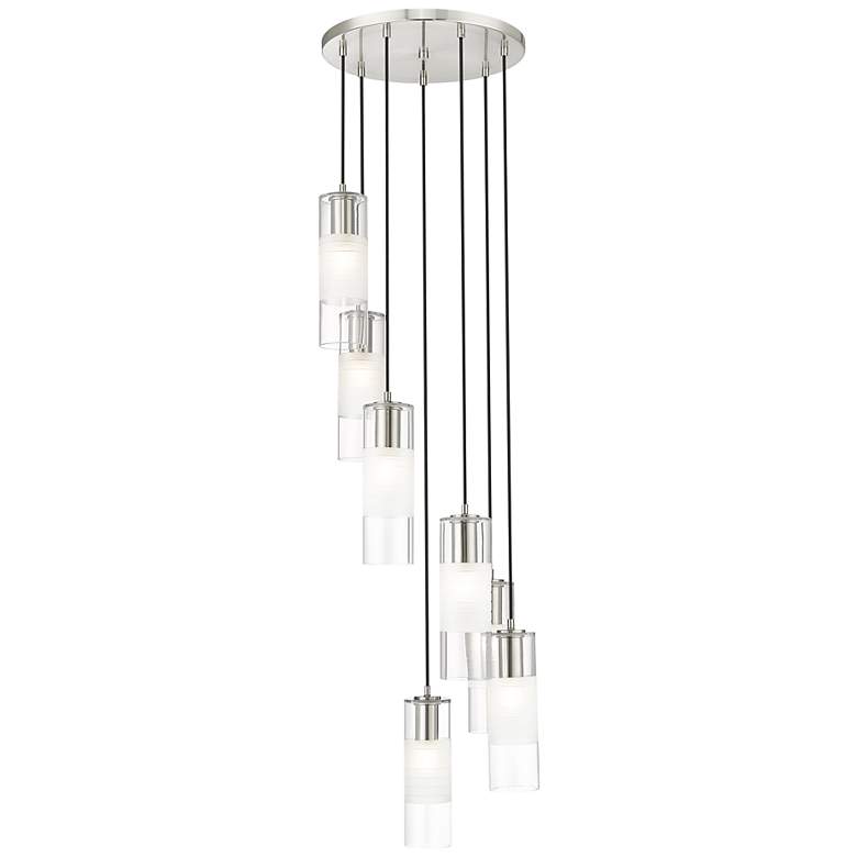 Image 2 Alton by Z-Lite Brushed Nickel 7 Light Chandelier