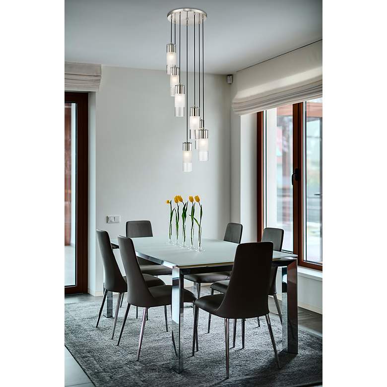 Image 4 Alton by Z-Lite Brushed Nickel 7 Light Chandelier more views