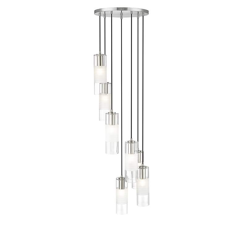 Image 5 Alton by Z-Lite Brushed Nickel 7 Light Chandelier more views