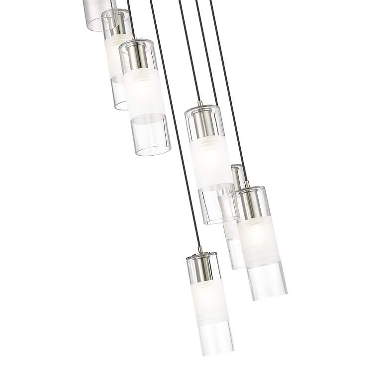 Image 7 Alton by Z-Lite Brushed Nickel 7 Light Chandelier more views