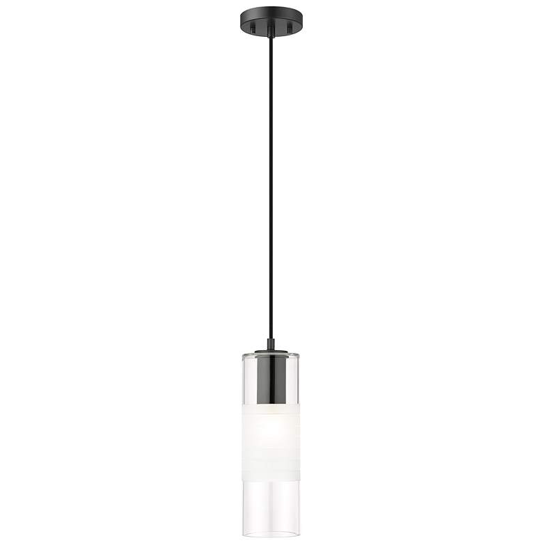 Image 1 Alton by Z-Lite Matte Black 1 Light  Pendant