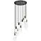 Alton by Z-Lite Matte Black 11 Light Chandelier