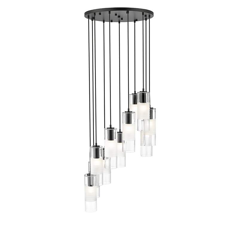 Image 4 Alton by Z-Lite Matte Black 11 Light Chandelier more views