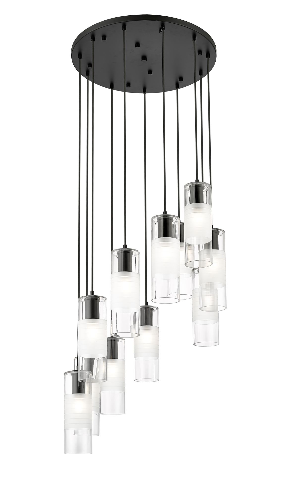 Image 5 Alton by Z-Lite Matte Black 11 Light Chandelier more views