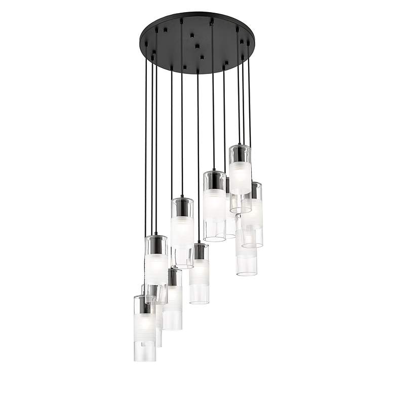 Image 5 Alton by Z-Lite Matte Black 11 Light Chandelier more views