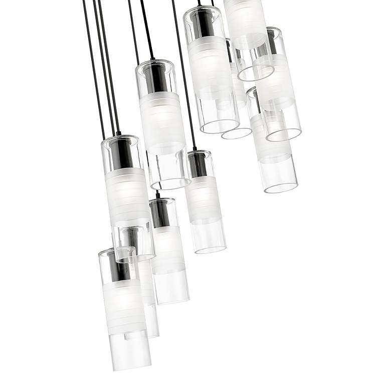 Image 6 Alton by Z-Lite Matte Black 11 Light Chandelier more views