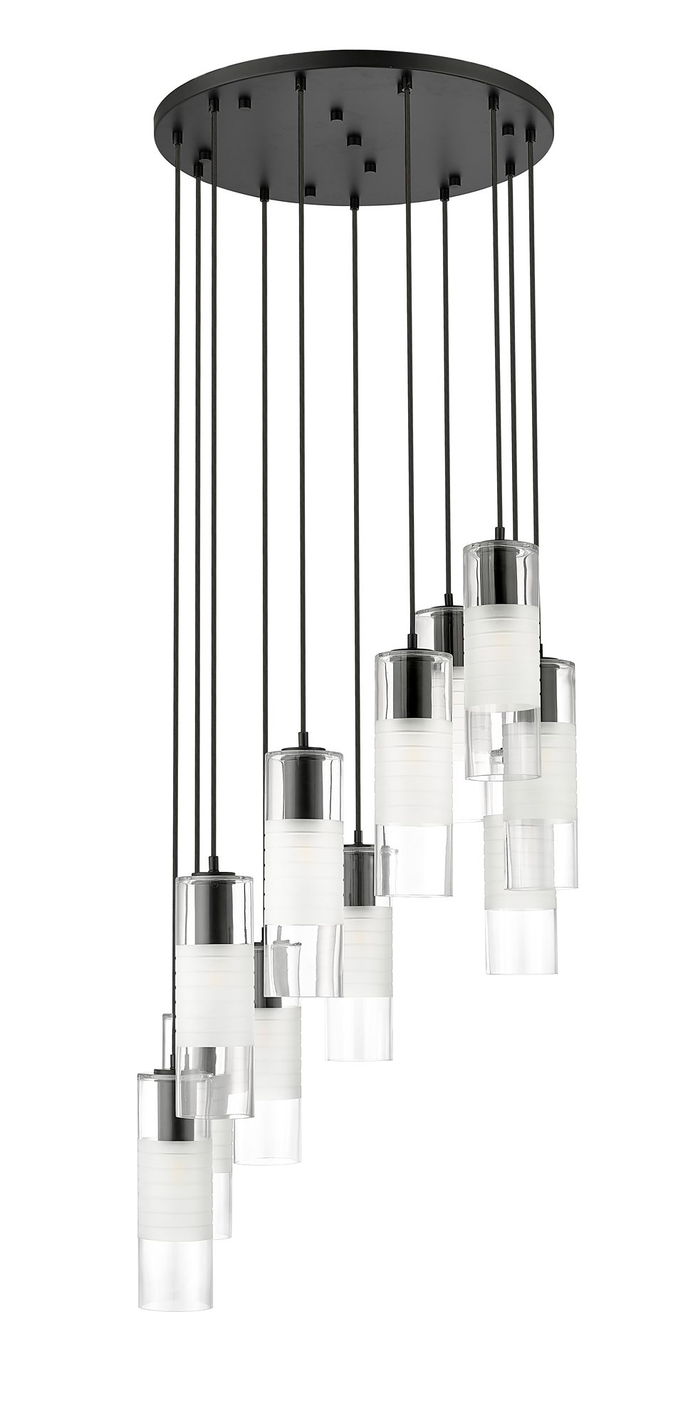 Image 7 Alton by Z-Lite Matte Black 11 Light Chandelier more views
