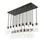 6_Alton by Z-Lite Matte Black 23 Light Linear Chandelier more views
