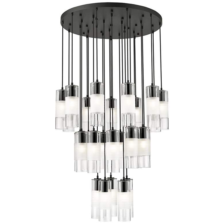 Image 1 Alton by Z-Lite Matte Black 27 Light Chandelier