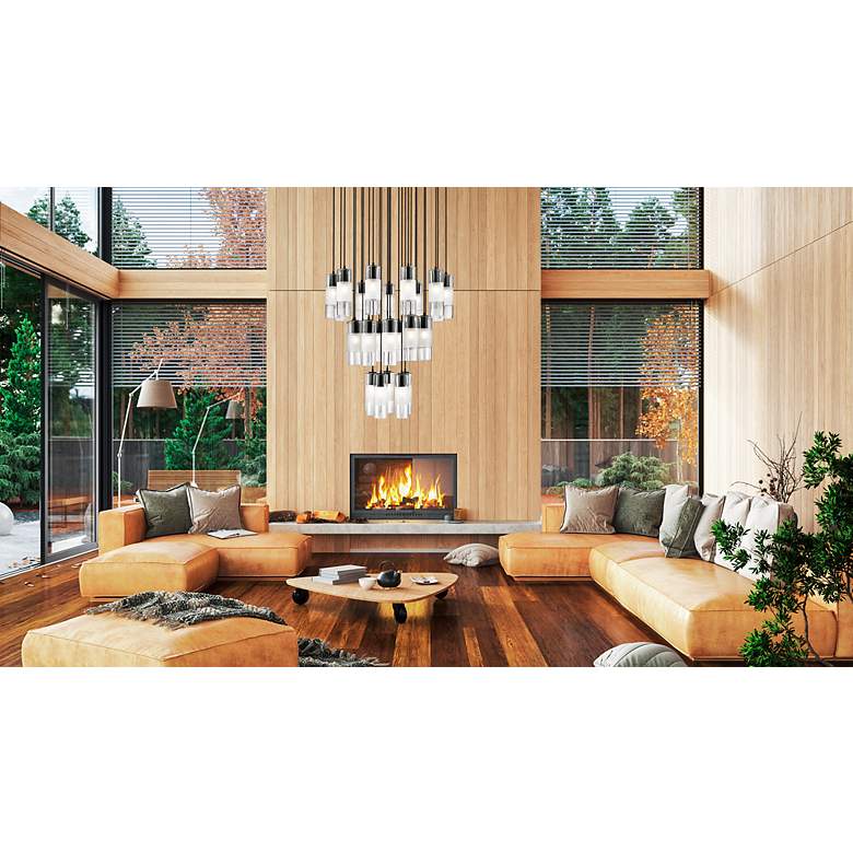 Image 4 Alton by Z-Lite Matte Black 27 Light Chandelier more views