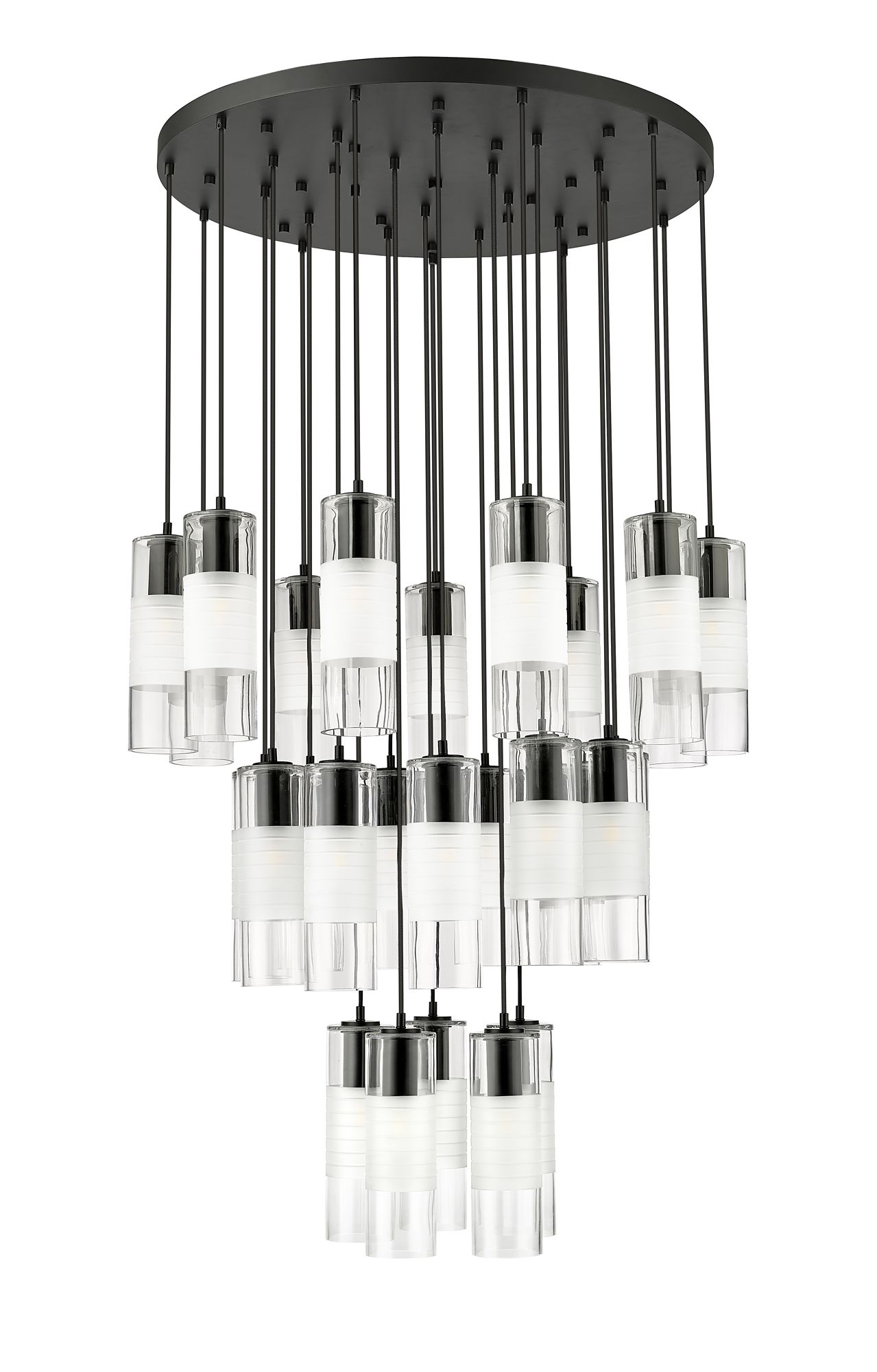 Alton by Z-Lite Matte Black 27 Light Chandelier