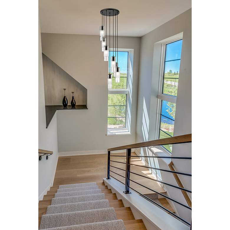 Image 4 Alton by Z-Lite Matte Black 7 Light Chandelier more views