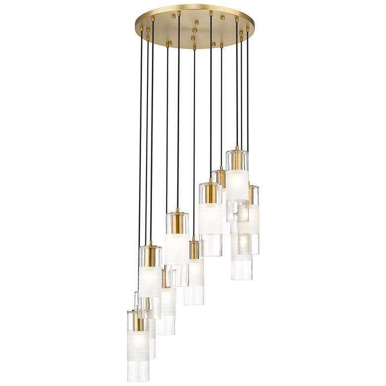 Image 1 Alton by Z-Lite Modern Gold 11 Light Chandelier