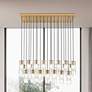 Thumbnail1 of Alton by Z-Lite Modern Gold 17 Light Linear Chandelier