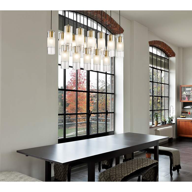 Alton by Z-Lite Modern Gold 17 Light Linear Chandelier - #9897D | Lamps ...