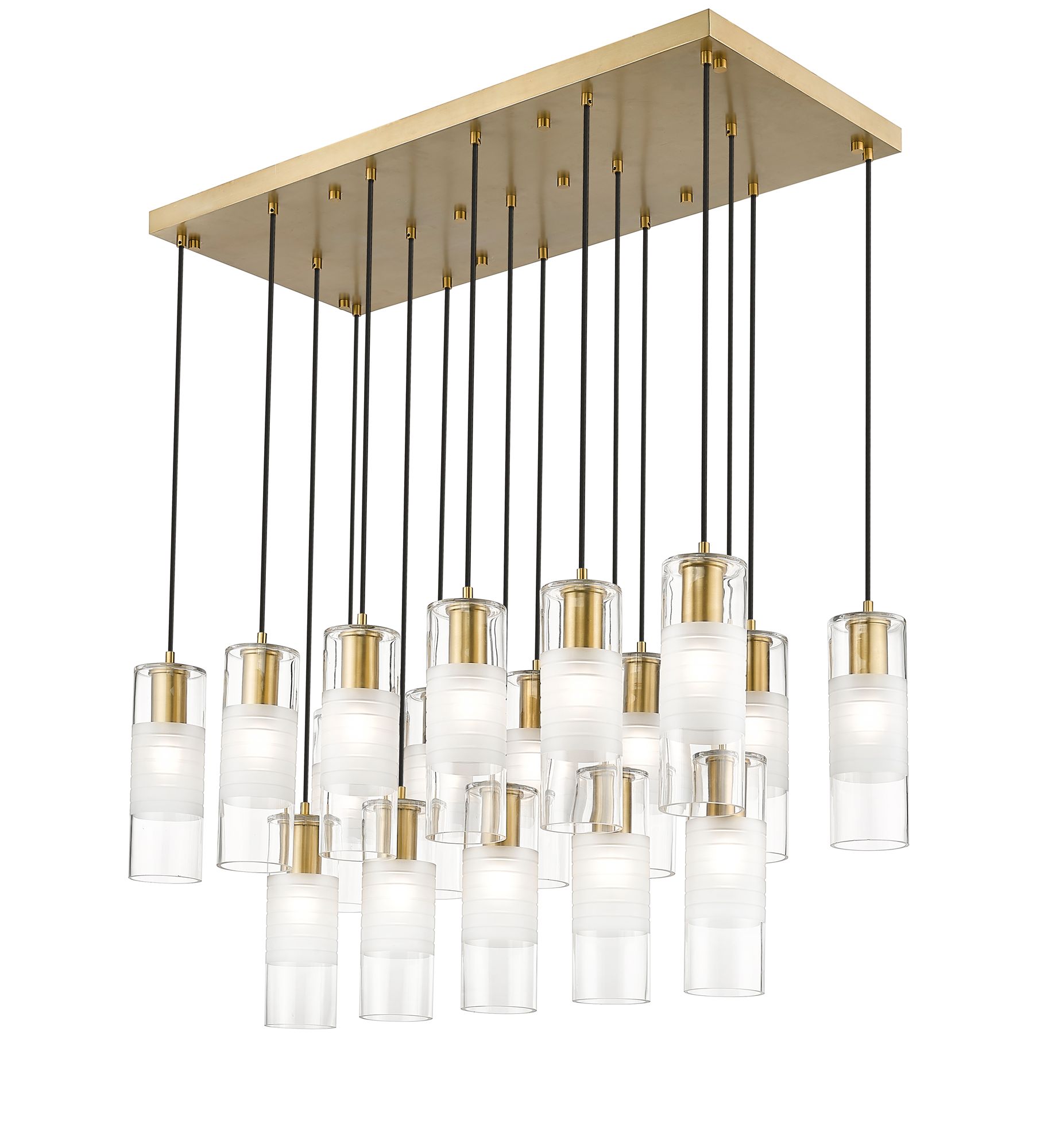 Image 6 Alton by Z-Lite Modern Gold 17 Light Linear Chandelier more views