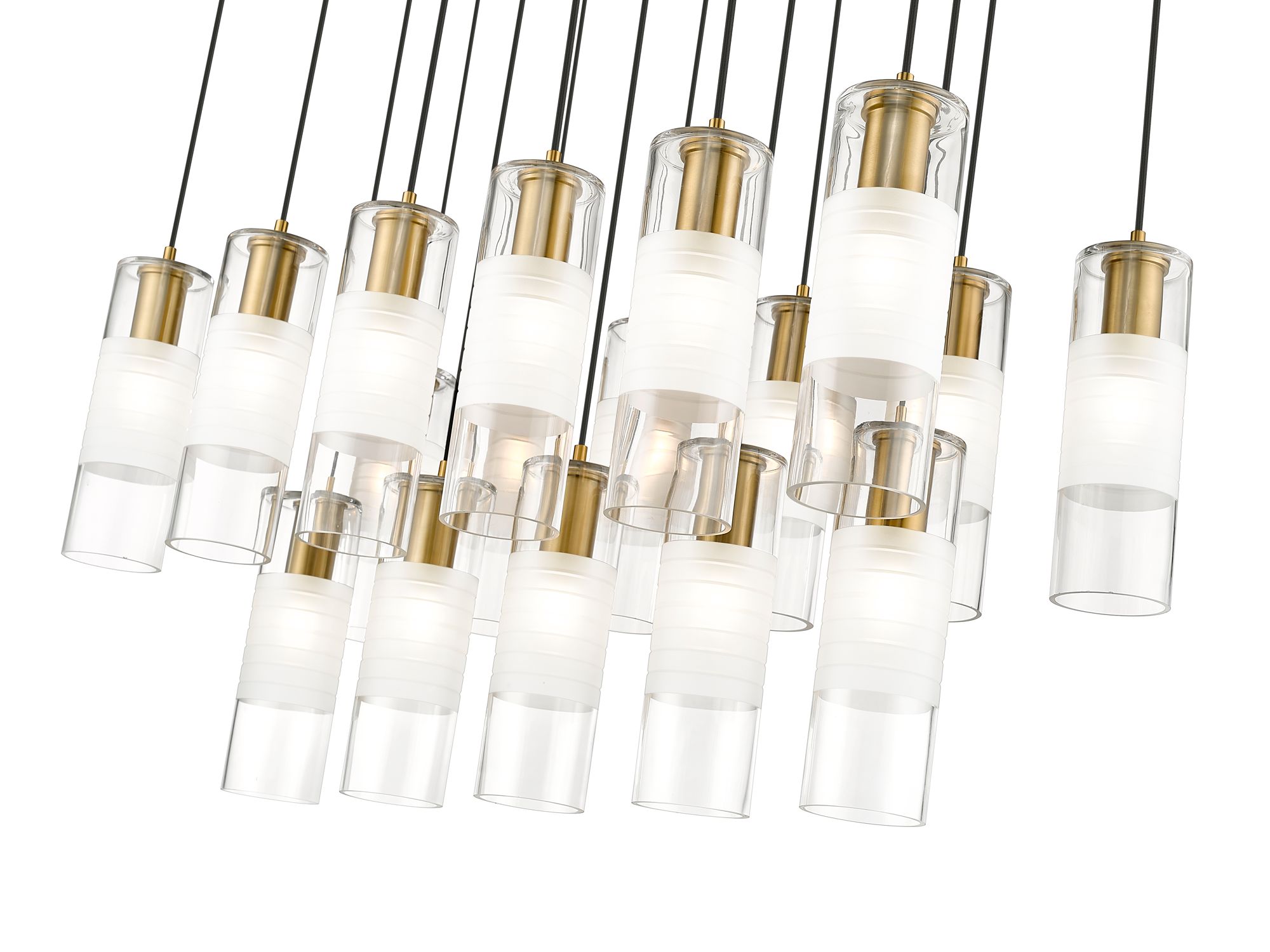 Image 7 Alton by Z-Lite Modern Gold 17 Light Linear Chandelier more views