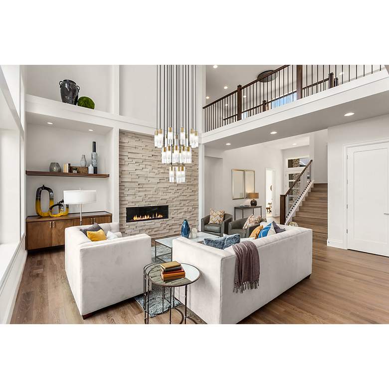 Image 2 Alton by Z-Lite Modern Gold 27 Light Chandelier more views