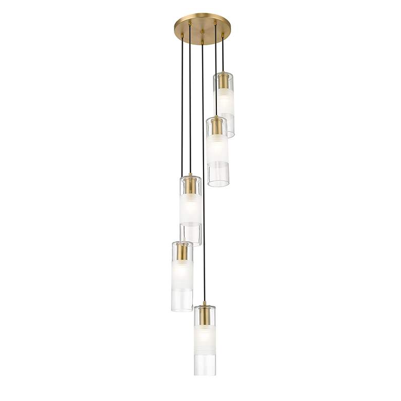 Image 5 Alton by Z-Lite Modern Gold 5 Light Chandelier more views