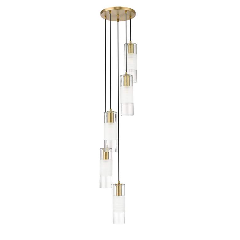 Image 7 Alton by Z-Lite Modern Gold 5 Light Chandelier more views