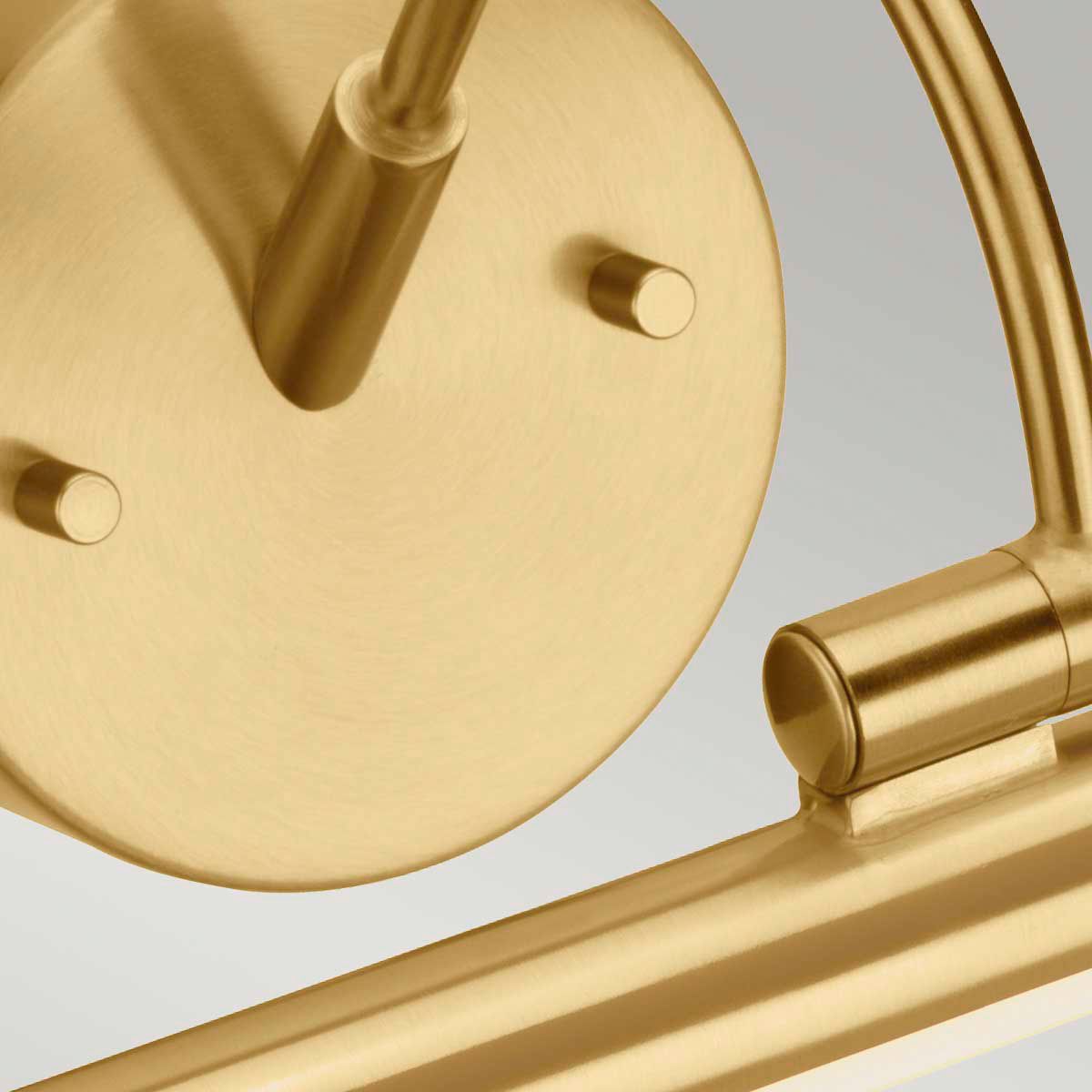 Image 5 Alton Large LED Picture Light Brushed Brass more views