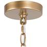 2_Altris 24.8" Wide Black And Gold 6-Light Wagon Wheel Chandelier more views