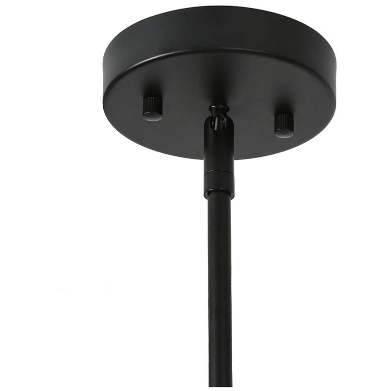 Image 2 Altris 24" Wide Black 6-Light Candle Chandelier more views