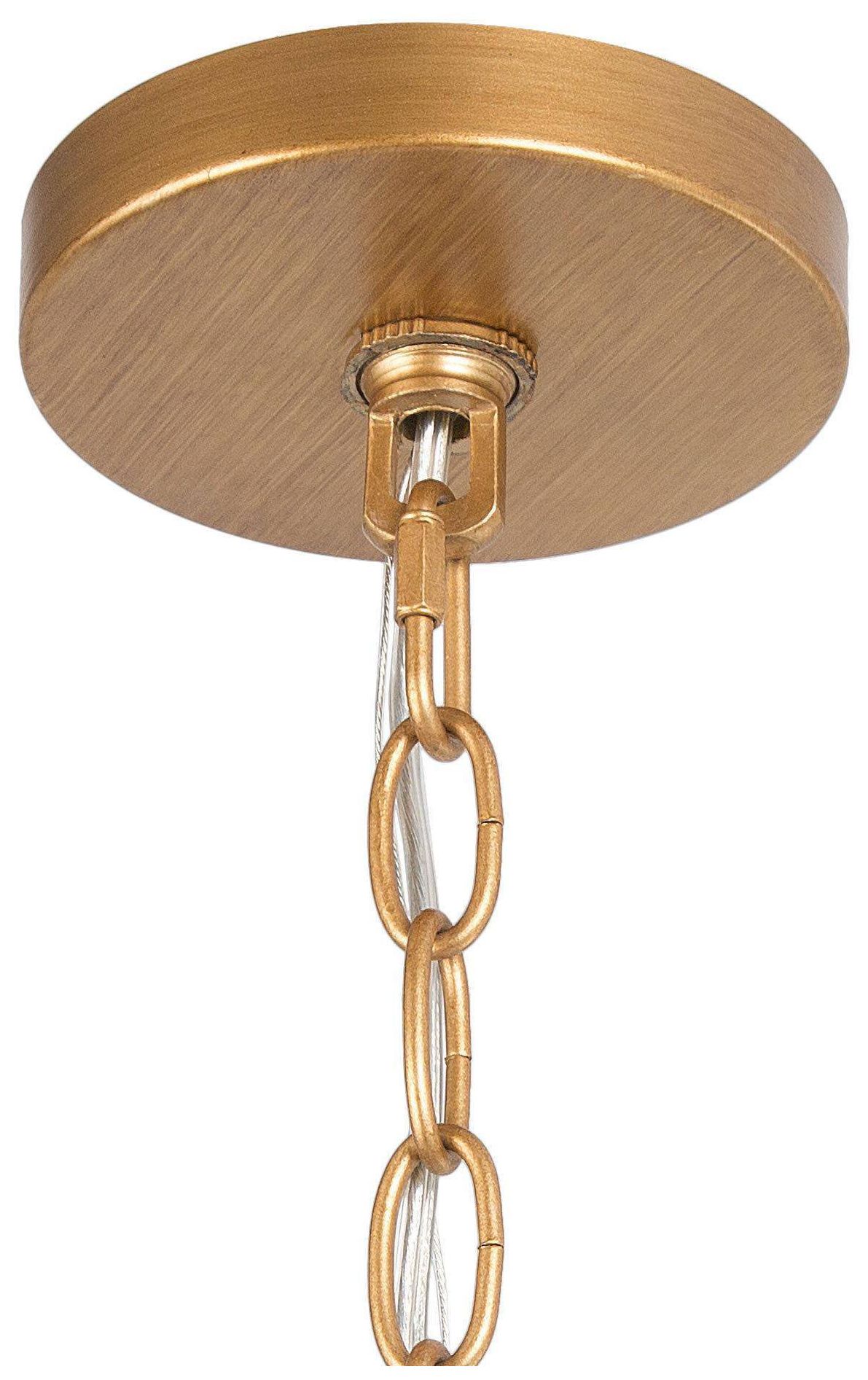 Image 6 Altris 24" Wide Gold Crystal 6-Light Chandelier more views