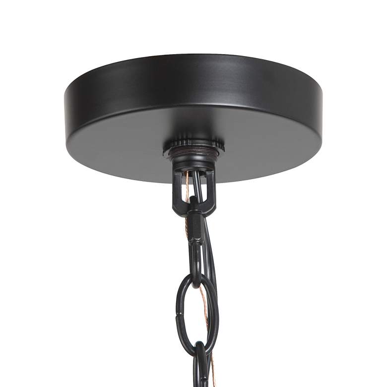 Image 6 Altris 27" Wide 6-Light Mixed Metal Black Gold Candelabra Chandelier more views