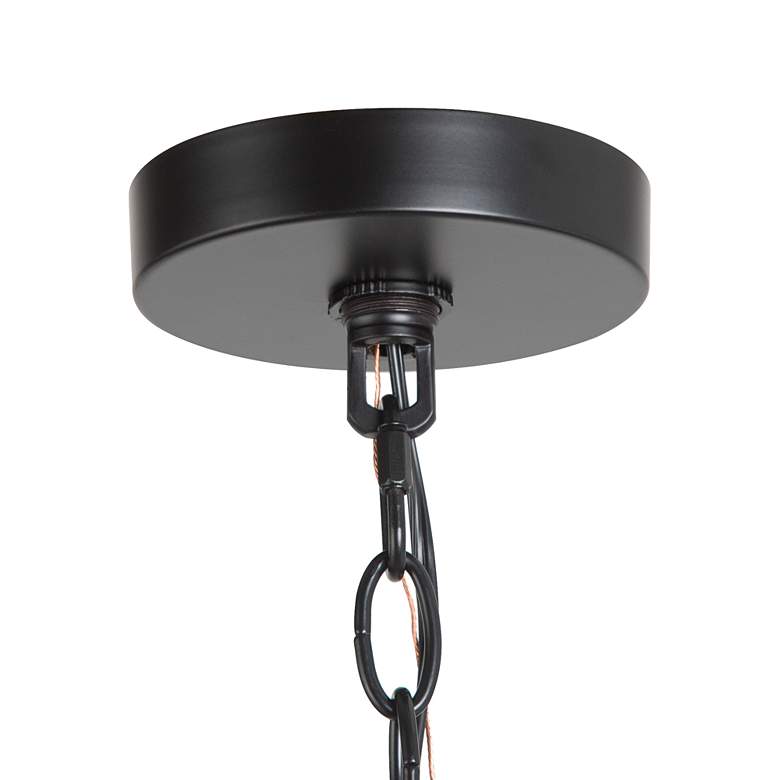 Image 3 Altris 28" Wide Black and Gold 6-Light Chandelier more views