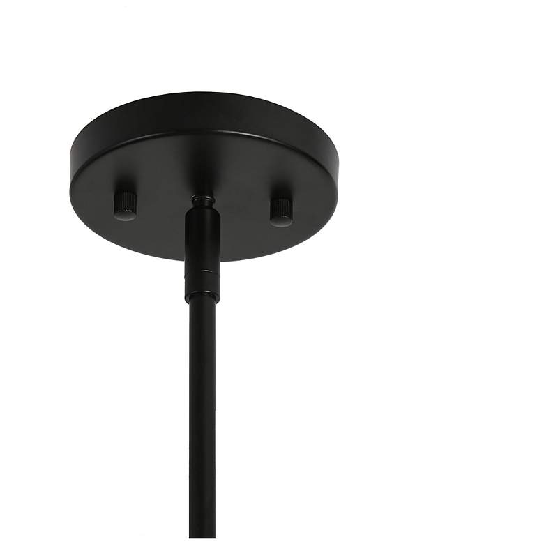 Image 2 Altris 30" Wide Black 6-Light Candle Chandelier more views