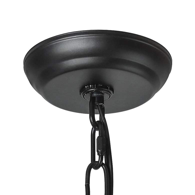 Image 3 Altris 30" Wide Black 9-Light 2-Tier Candle Chandelier more views