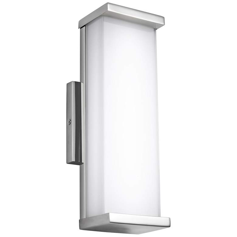 Image 1 Altron 13 1/4 inchH Stainless Steel LED Outdoor Wall Light