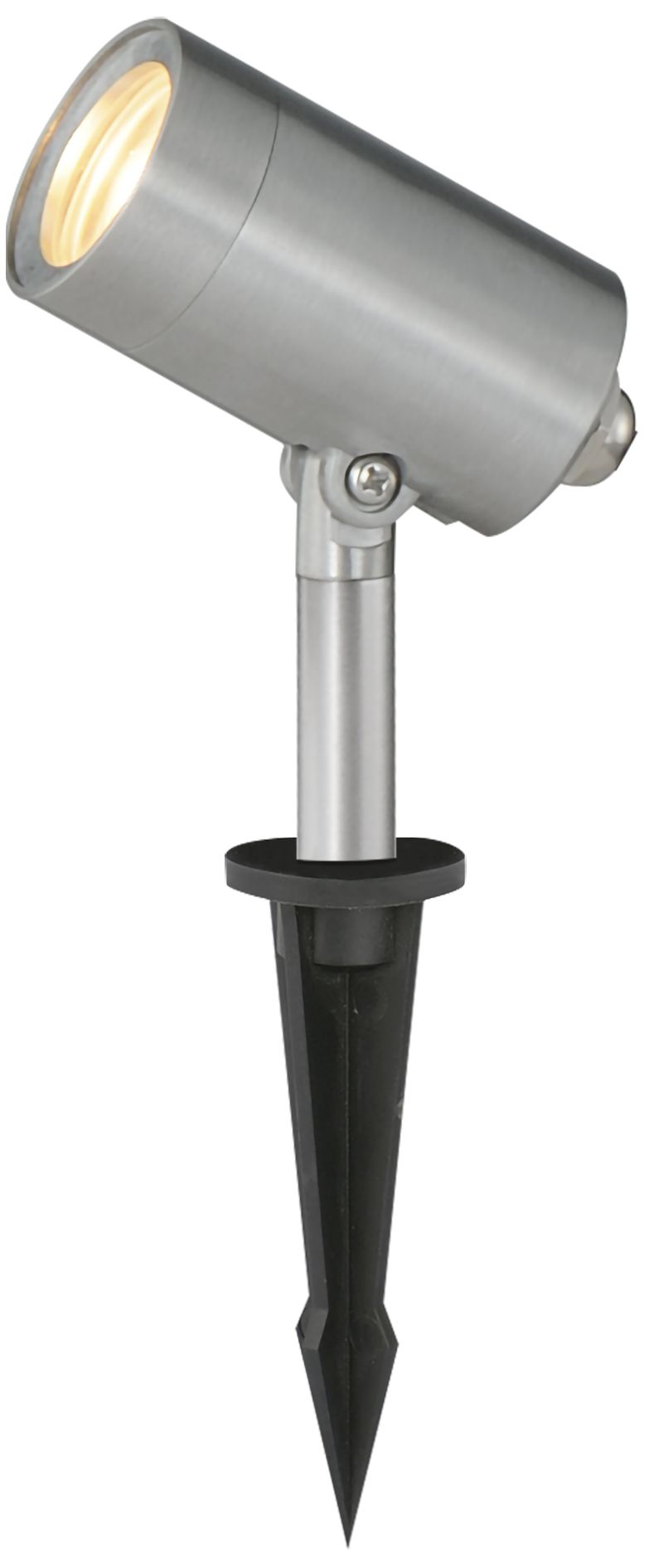 Alumilux: Landscape Spot Light Satin Aluminum