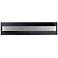 Alumilux 24"H Black w/ Satin Aluminum LED Outdoor Wall Light