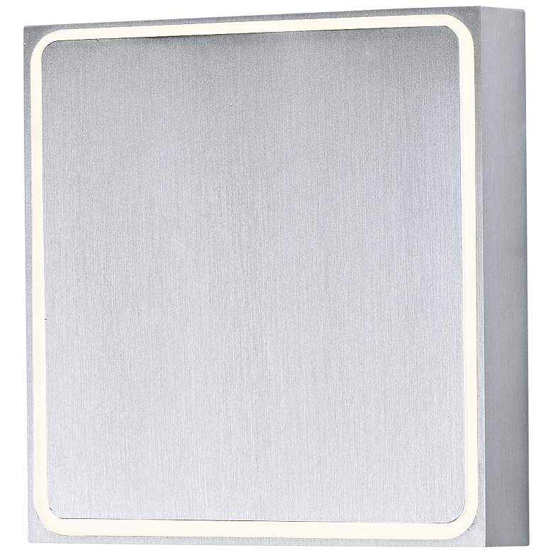 Image 1 Alumilux AL 4 1/2"H Satin Aluminum LED Outdoor Wall Light