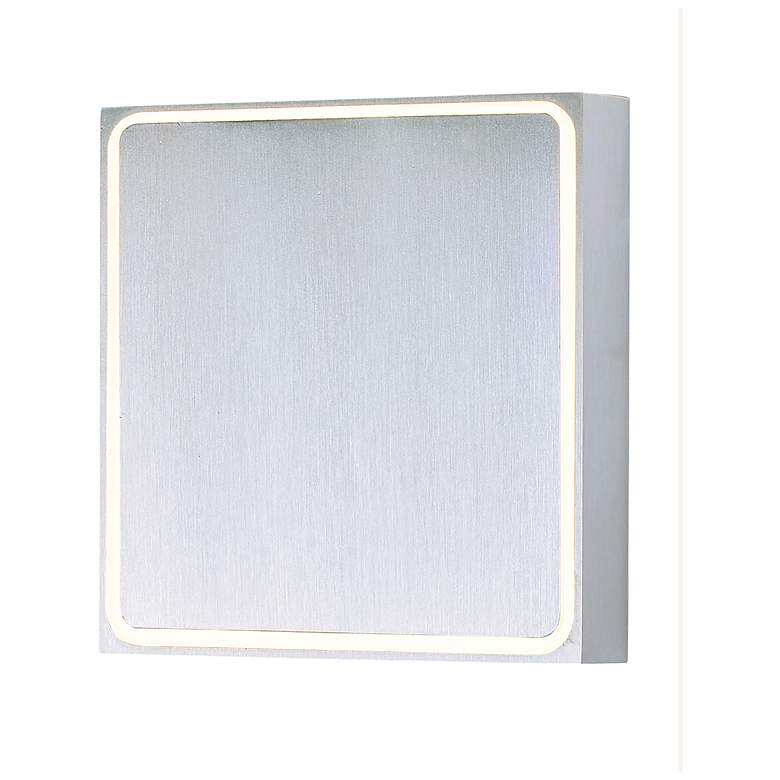 Image 1 Alumilux AL 4 1/2 inchH Satin Aluminum LED Outdoor Wall Light