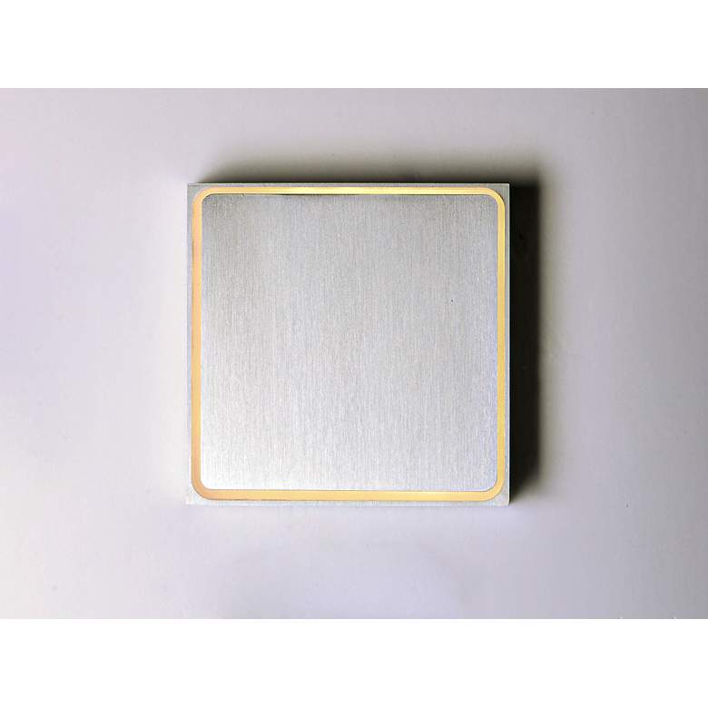 Image 3 Alumilux AL 4 1/2"H Satin Aluminum LED Outdoor Wall Light more views