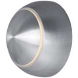 Alumilux AL 4 3/4&quot;H Satin Aluminum LED Outdoor Wall Light