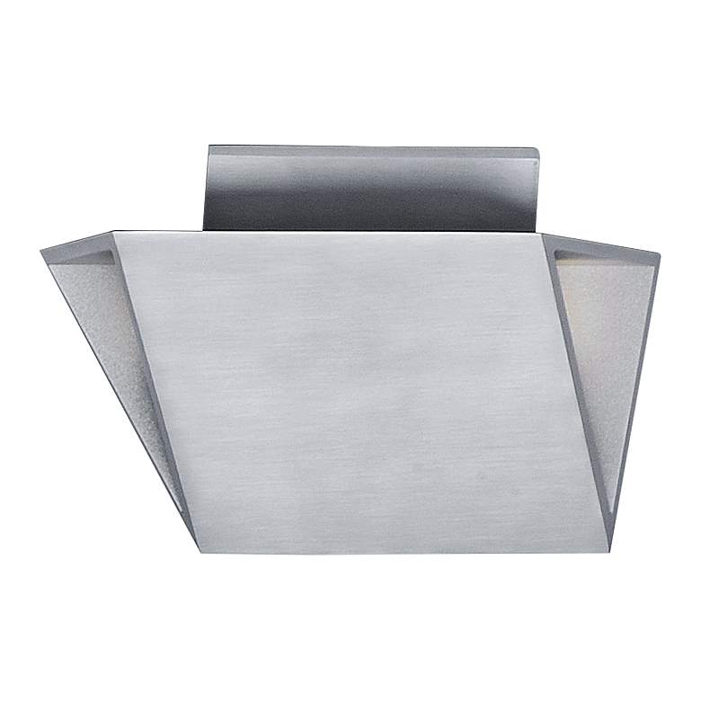 Image 1 Alumilux AL 8 1/2"H Satin Aluminum LED Outdoor Wall Light