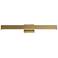 Alumilux Sideline 30" Wide Satin Brass LED Vanity Bath Light