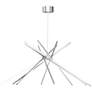 2_Aluminux Aster 44 1/2"W Satin Aluminum 8-Light LED Pendant