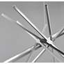 6_Aluminux Aster 44 1/2"W Satin Aluminum 8-Light LED Pendant more views