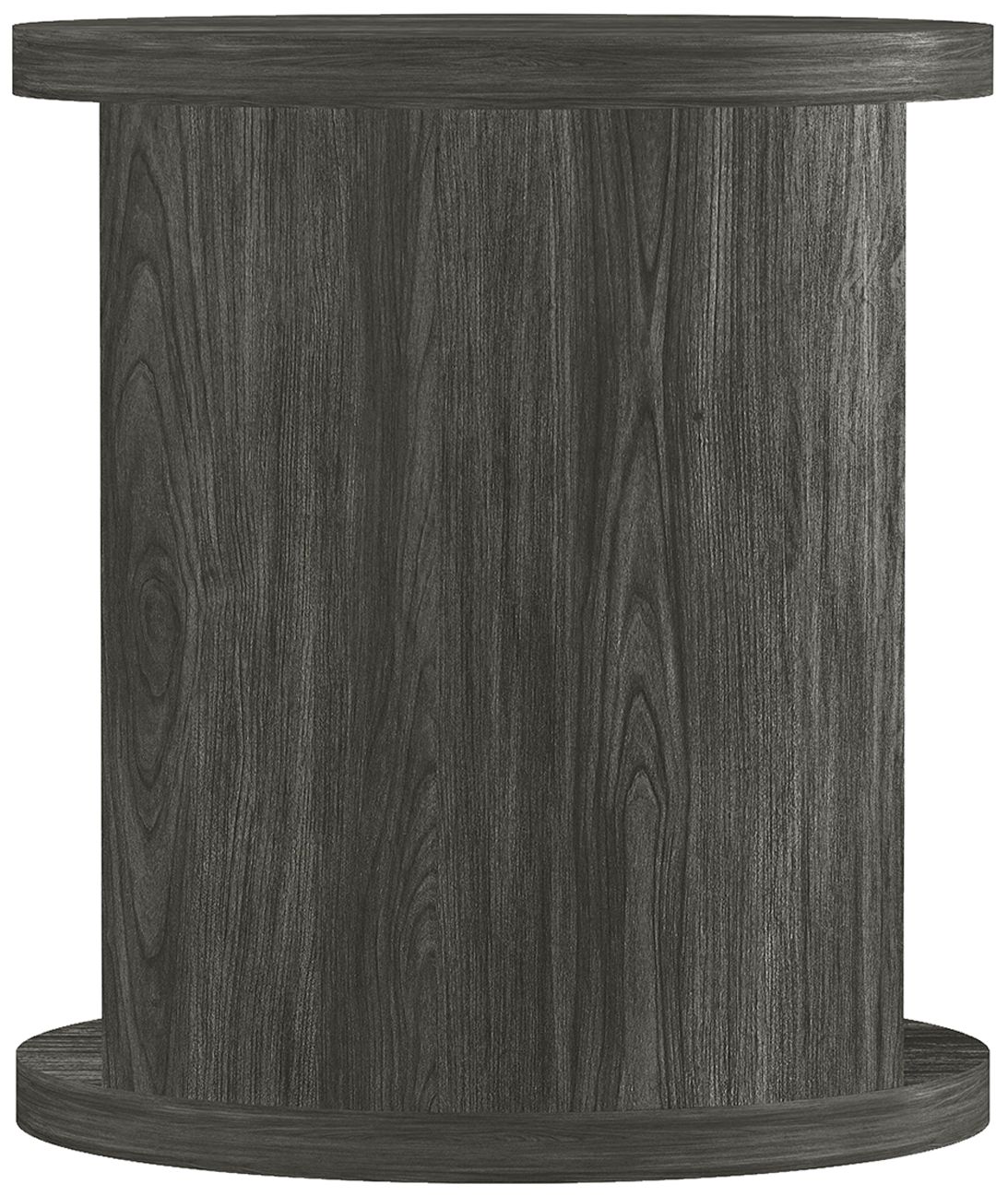 Alure Contemporary 20"  End Table in Charcoal