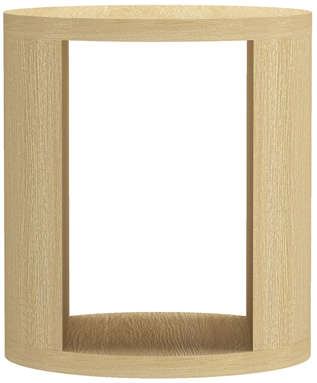 Image 2 Alure Contemporary 20"  End Table in Natural Oak