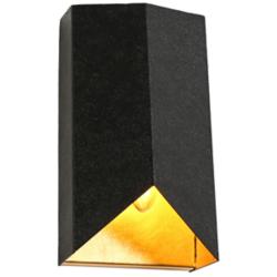 Alutal 1-Light Black Gold Wall Sconces