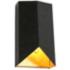 Alutal 1-Light Black Gold Wall Sconces