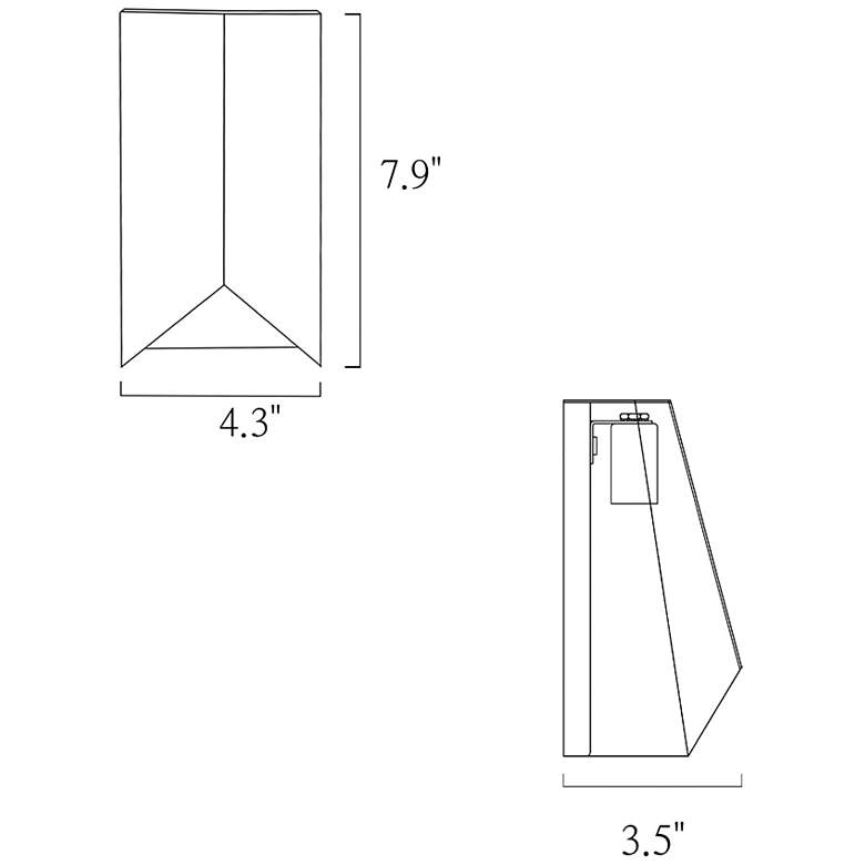 Image 2 Alutal 1-Light Black Gold Wall Sconces more views